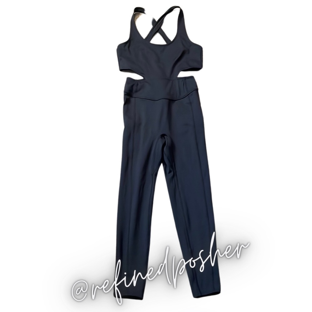 Free People Movement Back It Up Onesie size Small NWT Black - Picture 2 of 6